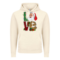 Vintage Artic Love With Santa Portrait Vintage Hoodie - BundleAndBundleShop