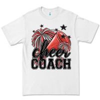 White cheer coach Premium Tee - MaliasSmallBusiness