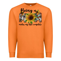 Carrot Being a mom makes my life complete Mother's Day Premium Sweatshirt - FaDigitalArtStudio