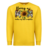 Lemon Being a mom makes my life complete Mother's Day Premium Sweatshirt - FaDigitalArtStudio
