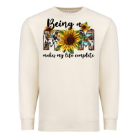 Sandshell Being a mom makes my life complete Mother's Day Premium Sweatshirt - FaDigitalArtStudio