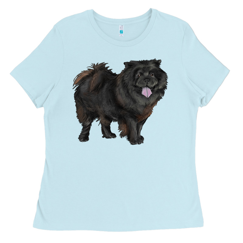 Black Chow Chow Ladies Tee by RanaPortraitStore | Teevron