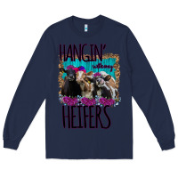 Navy Hangin With My Heifers Long Sleeve Tee - Bettercallsaul