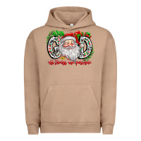 Pigment Burro with god all things are possible santa Urban Hoodie - CowhideDigitalArt