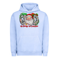 Pigment Grape Ice with god all things are possible santa Urban Hoodie - CowhideDigitalArt