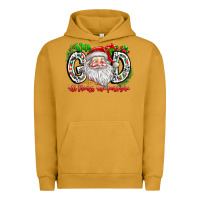 Pigment Peanut Butter with god all things are possible santa Urban Hoodie - CowhideDigitalArt