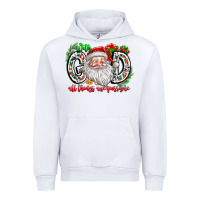 White with god all things are possible santa Urban Hoodie - CowhideDigitalArt