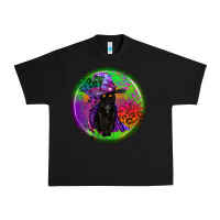 Black halloween round earrings Urban Heavy Tee - BundleAndBundleShop