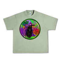 Oil Green halloween round earrings Urban Heavy Tee - BundleAndBundleShop