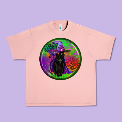 Halloween Round Earrings Urban Heavy Tee Designed By Bundleandbundleshop