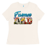 Bone Western Farmer Dad Ladies Tee - LillyAllenDesigns