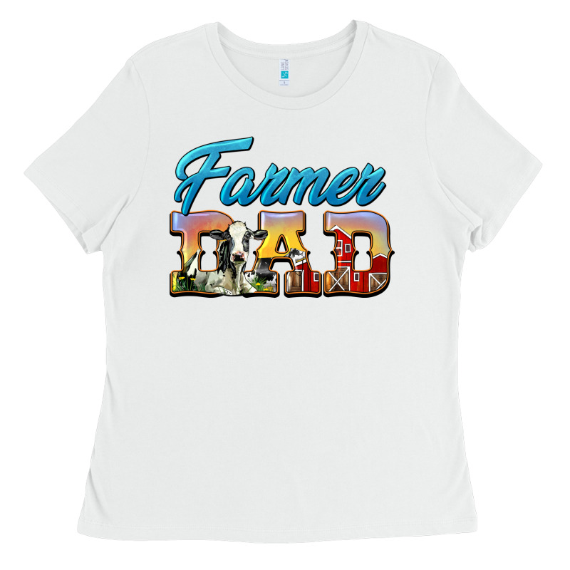 Western Farmer Dad Ladies Tee by LillyAllenDesigns | Teevron