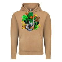 Vintage Camel St. Patrick Cow Clover Vintage Hoodie - BundleAndBundleShop