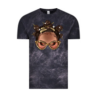 Cloud Black Afro Bantu Knots Hairstyles Messy Bun With Clasp Bbs  2 Vintage Tee - BundleAndBundleShop