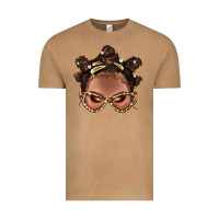 Vintage Camel Afro Bantu Knots Hairstyles Messy Bun With Clasp Bbs  2 Vintage Tee - BundleAndBundleShop
