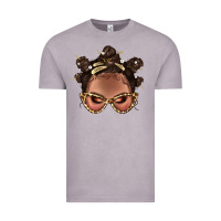 Afro Bantu Knots Hairstyles Messy Bun With Clasp Bbs  2 Vintage Tee | Teevron