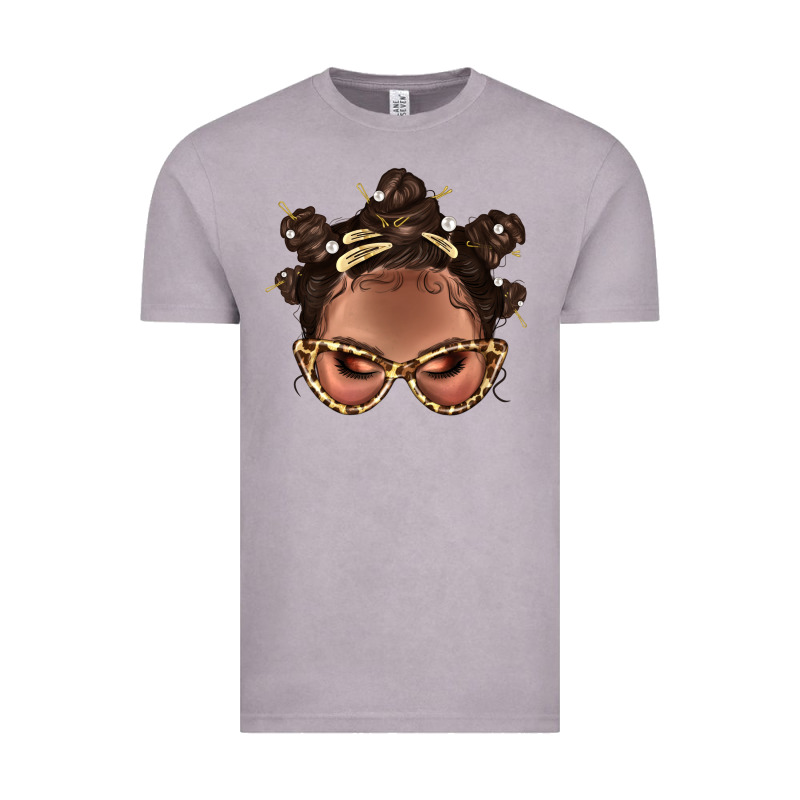 Afro Bantu Knots Hairstyles Messy Bun With Clasp Bbs  2 Vintage Tee by BundleAndBundleShop | Teevron