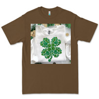 Cacao shamrock patterned clothing Premium Tee - MaliasSmallBusiness