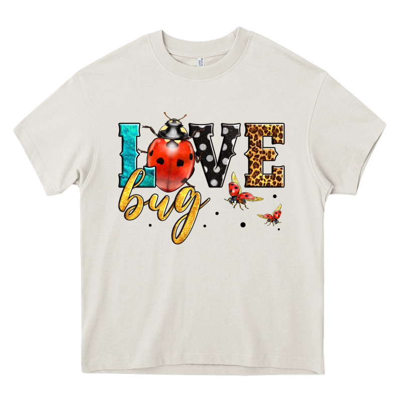 Love Bug Lady Bug Heavy Core Tee by LillyAllenDesigns | Teevron