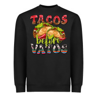 Black Tacos Before Vatos Heavyweight Sweatshirt - texasbilliewilder