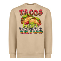 Mushroom Tacos Before Vatos Heavyweight Sweatshirt - texasbilliewilder