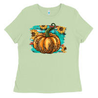 Matcha pumpkin western Ladies Tee - BarkalooDesign