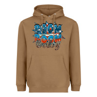 Toasted Coconut Boom boom baby Heavyweight Hoodie - FaDigitalArtStudio