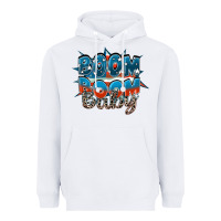 White Boom boom baby Heavyweight Hoodie - FaDigitalArtStudio