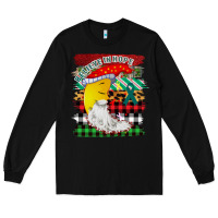 Black Christmas Brushstrokes Moon Long Sleeve Tee - Bettercallsaul