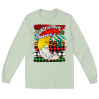 Matcha Christmas Brushstrokes Moon Long Sleeve Tee - Bettercallsaul