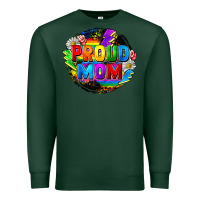 Sports Green Proud mom LGBTQ+ Mother's Day Premium Sweatshirt - FaDigitalArtStudio