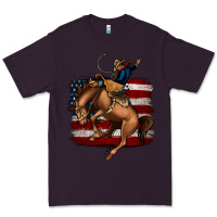 Plum Bucking Bronco Premium Tee - Jasminsmagicworld