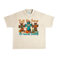 Sandshell fall for jesus he never leaves Urban Heavy Tee - BundleAndBundleShop
