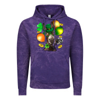 Cloud Purple St. Patricks Clovers With Donkey Vintage Hoodie - BundleAndBundleShop