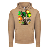 Vintage Coffee St. Patricks Clovers With Donkey Vintage Hoodie - BundleAndBundleShop