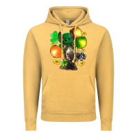 Vintage Mustard St. Patricks Clovers With Donkey Vintage Hoodie - BundleAndBundleShop