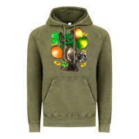 Vintage Olive St. Patricks Clovers With Donkey Vintage Hoodie - BundleAndBundleShop
