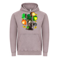 Vintage Zinc St. Patricks Clovers With Donkey Vintage Hoodie - BundleAndBundleShop