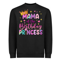 Black mama of the birthday princess Heavyweight Sweatshirt - NancyCooperArtShop