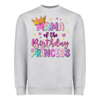 Heather Grey mama of the birthday princess Heavyweight Sweatshirt - NancyCooperArtShop