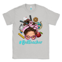 Best Teacher Messy Bun Bbs Classic Tee | Teevron