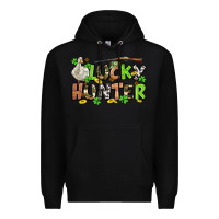 Black Lucky hunter St. Patrick's Day Premium Hoodie - OliviaCreatesArt