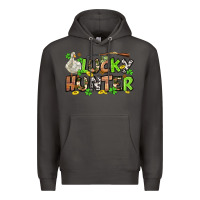 Smoke Lucky hunter St. Patrick's Day Premium Hoodie - OliviaCreatesArt