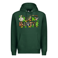 Sports Green Lucky hunter St. Patrick's Day Premium Hoodie - OliviaCreatesArt