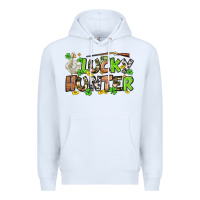 White Lucky hunter St. Patrick's Day Premium Hoodie - OliviaCreatesArt