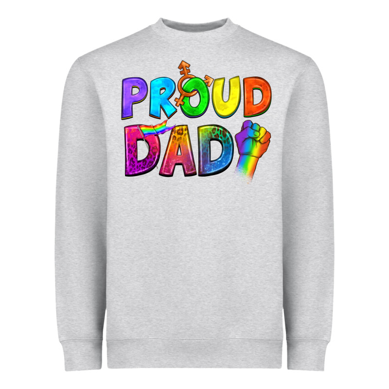 Proud Dad Heavyweight Sweatshirt by NancyCooperArtShop | Teevron