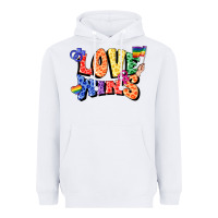 White Love wins Heavyweight Hoodie - FaDigitalArtStudio