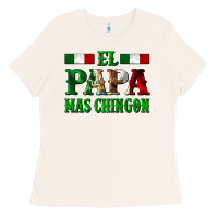 Bone El Papa Mas Chingon Mexican Ladies Tee - LillyAllenDesigns