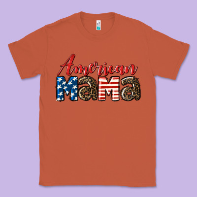 Western American Mama Mother's Day Classic Tee Designed By Lillyallendesigns