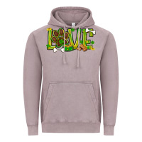St. Patrick's Day Love Dog Paw Vintage Hoodie | Teevron